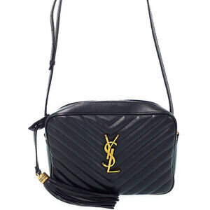 Saint Laurent Quilted Matelasse Paris Lou Camera Chain Shoulder Bag